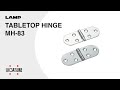 [QUICK DEMO] TABLETOP HINGE MH-83 - Sugatsune Global