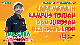 Kumpas Tuntas Beasiswa LPDP : Tips Memilih Kampus dan Jurusan Yang Tepat - Kampung Inggris LC