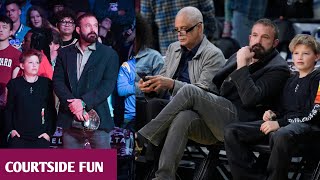 Lakers Game Night: Ben Affleck and Jennifer Garner Share Courtside Moments with Their Son!