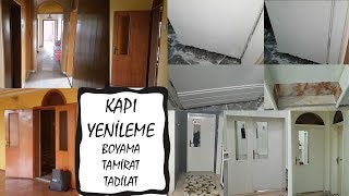 İÇ KAPI YENİLEME// #12 KENDİN YAP// İÇ MİMAR BEGÜM ALTIN PINARBAŞI