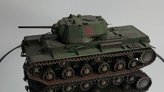 [프라모델감상]Hobby Boss 1/48 Russian KV-1 1942 Lightweight Cast Turret tank