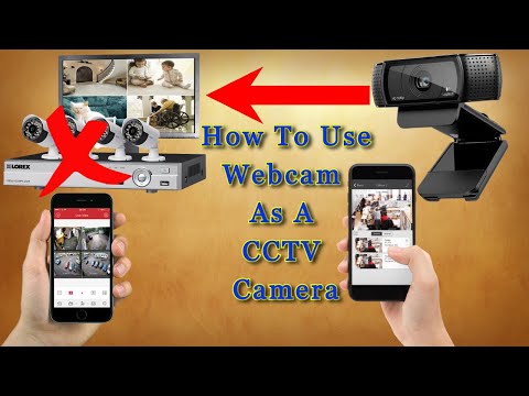 How To Use Webcam As A CCTV Camera || Watch Worldwide From Phone! || 100% Working Live Demo