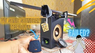 VW Sonic Bar 120W Soundbar Teardown | Soundbar 4000 #vwsoundbar #soudbarteardown #teardown