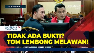 Tom Lembong Ajukan Eksepsi! Bantah Dakwaan Kasus Korupsi Impor Gula!