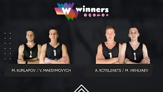 Winners Beach Volleyball. Men. M. Kurlapov/ V. Maksymovych - A. Kotelenets/ M. Vikhlyaev  12.02.2025