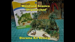 Woodland Scenics Shipwrecked Diorama Model Kit Review Build SP4260