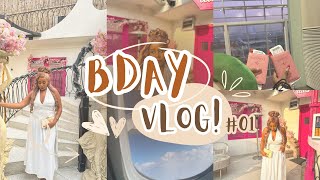 BIRTHDAY WEEKEND VLOG ✈️🥂| dates , gifts , fit checks,Pinterest cake , self care, vibes \u0026 more 💋