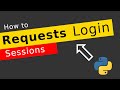Python Requests login and persistent sessions tutorial 🔥: the 