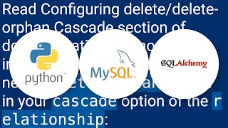 SQLAlchemy: Delete object directly from one-to-many relationship without using session.delete()