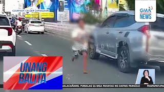 Huli-cam – Paghablot ng lalaking menor de edad sa cell phone ng isang motorista sa... | Unang Balita