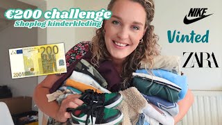 MEGA €200 KINDERKLEDING SHOPLOG CHALLENGE | WINTERKASTJES 2024 - Vinted \u0026 ZARA | Zeg maar Fem