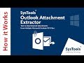 How to Extract Multiple Outlook Email attachments | Simple Method