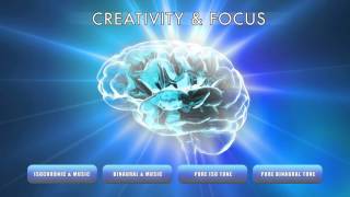 Creativity & Focus - Creative Thinking and Problem Solving for Study - Binaural Beats & Iso Tones