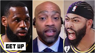 Vince Carter's observations about Anthony Davis, LeBron and the Lakers following Game 2 | Get Up