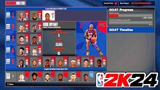 NBA 2K24 MyCAREER PS5 #2 - GOAT Tier System!