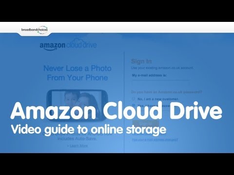 Amazon Cloud Drive – Video Guide to Online Storage | broadbandchoices.co.uk