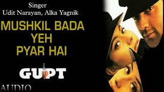 Mushkil Bada Yeh Pyar Hain | Gupt 1997 | Bobby Deol, Manisha Koirala | Udit Narayan, Alka Yagnik