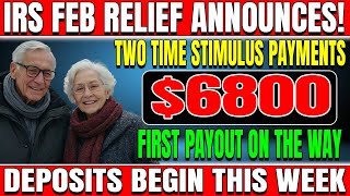 IRS Announces $6,800 Stimulus for Social Security, SSI, SSDI \u0026 VA – First Payouts Begin This Week!