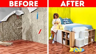 EXTREME ROOM MAKEOVER || DIY Furniture And Home Decor Ideas