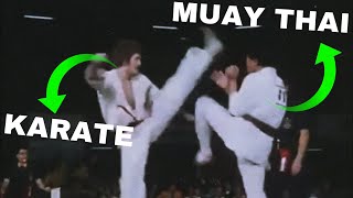 Never Seen Before KARATE vs MUAY THAI Match | Kyokushin World Tournament 1975