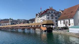 İsviçre Luzern’den bir tatlı huzur ☺️ Walking Tour in Switzerland Luzern 🚶