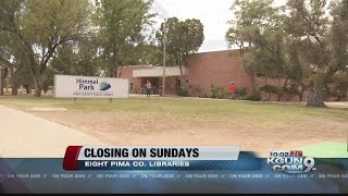 Budget cuts forcing local libraries to close on Sundays