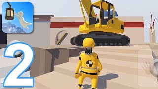 Human Fall Flat Mobile - Gameplay Walkthrough Part 2 - Level 2: Demolition (iOS, Android)