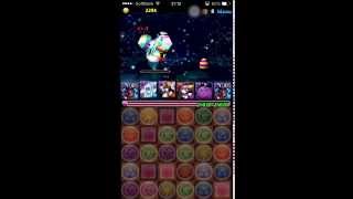 【パズドラ】　神々の王　サタンパーティー　ノーコン周回