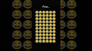 #emoji #emojieyetest #emojichallenge #canyoufindtheoddemoji #funny #findtheoddemoji #illusion