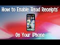 How to Turn On or Off Read Receipts for your iPhone Messages