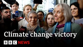 European court rules human rights violated by climate inaction in landmark case | BBC News