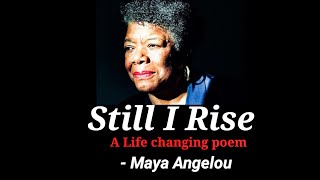 Maya angelou still i rise || Inspirational poem by maya angelou ||motivational poems by maya angelou