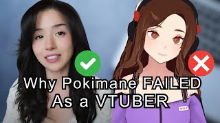 Why Pokimane FAILED as a Vtuber