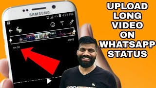 How to post long video on whatsapp status || remove 30 sec limit on whatsapp || Technical Arun