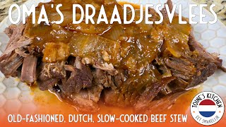 How to Make Draadjesvlees – Dutch Slow-Cooked Beef Stew | Authentic Family Recipe