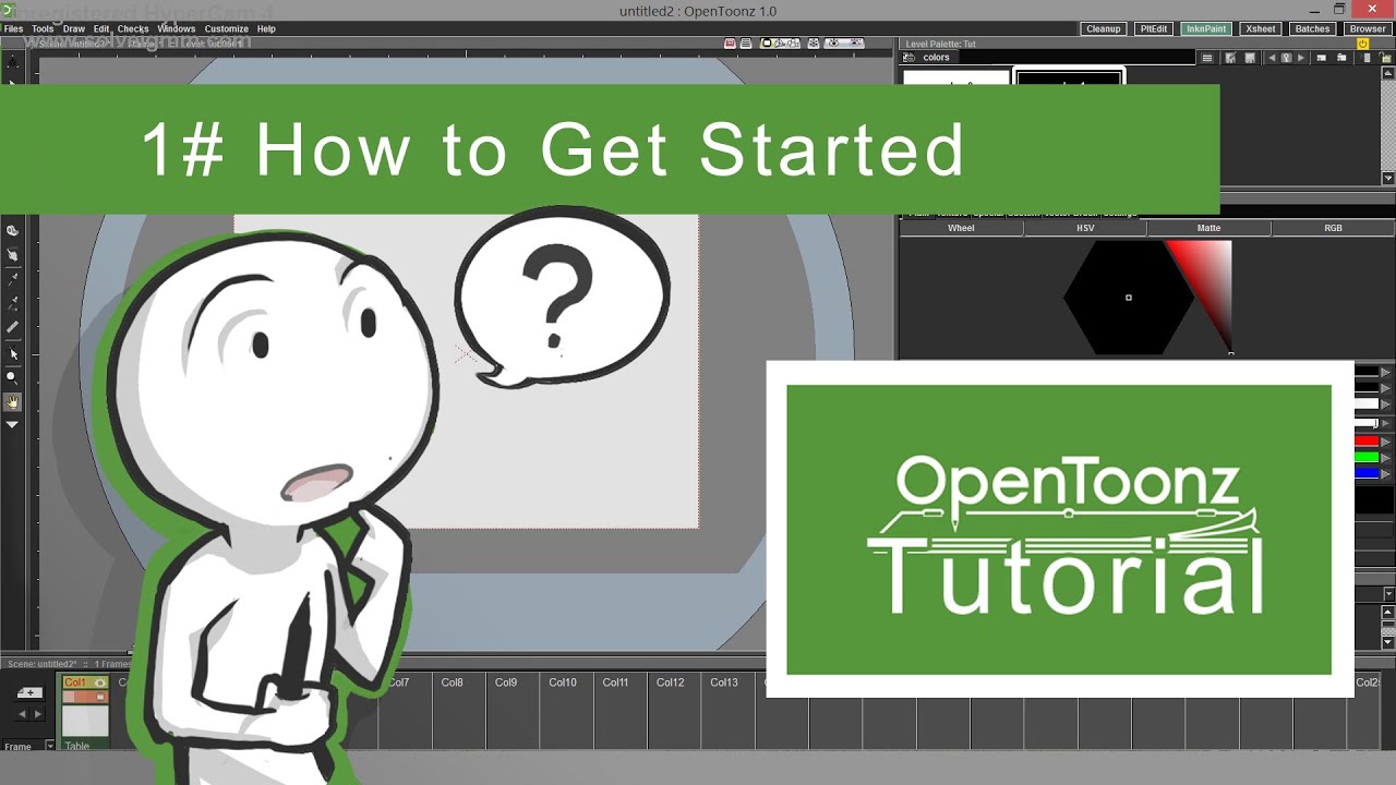 OpenToonz Tutorial #1 - How To Get Started - YouTube