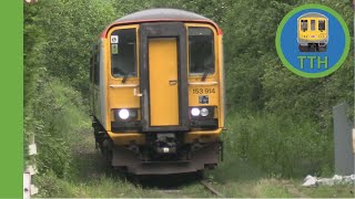 Dosbarth 153 yn Llandybie - Class 153s at Llandybie