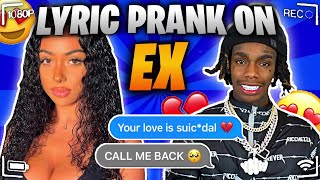 YNW MELLY “SUICIDAL” LYRIC PRANK ON EX 💔 **SHE WANTS ME BACK** 😢