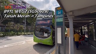 (Shuttle 7 ride) SBST - Volvo B9TL WEG2 (SG5062B) (Tanah Merah » Tampines)