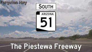 AZ 51 South - The Piestewa Freeway - Through Phoenix (Entire Route)