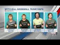 Mitchell baseball players plead not guilty in court