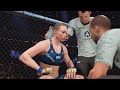 ufc 5 ai vs ai carla esparza vs rose namajunas epic women s strawweight showdown