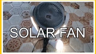 Unboxing Solar Fan with LED light