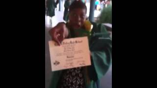 My baby and her high school diploma~Class of 2013!!!!