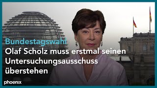 phoenix nachgefragt mit Christine Dankbar zur Bundestagswahl 2021 am 12.10.20