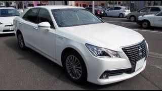 2013 New TOYOTA CROWN RoyalSaloon HYBRID - Exterior \u0026 Interior