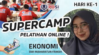 01  Hari Pertama  Ekonomi Supercamp Online 2020 POSI Pelatihan