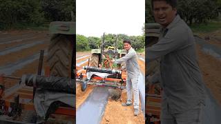 మల్చింగ్, డ్రిప్, బోదే వేసే యంత్రం |Mulching Cum Drip, Bund Making Machine #shorts