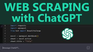 Web scraping with ChatGPT: Getting free web scraping programs in Python, Java, and JavaScript