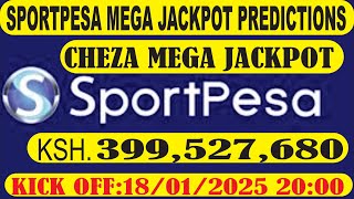 SportPesa MEGA JACKPOT Predictions | 18th-19th January 2025 ‪@sportpesa‬ #jackpot